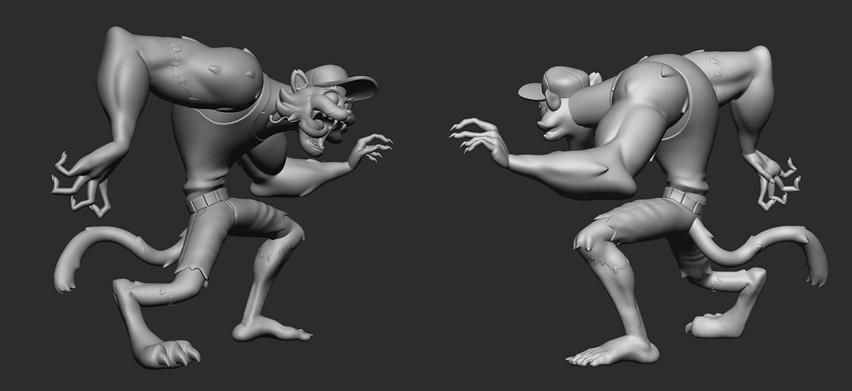 3D 3d character sculpting Character design  concept art Digital Art  fantasy Halloween modeling Render stylized