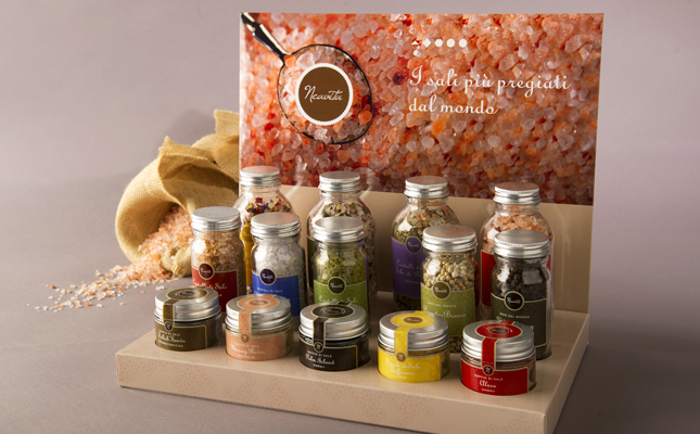 pattern Food  Pack Salt spice  crystal glass Collection  kitchen Italy concept textures package brand packaging design