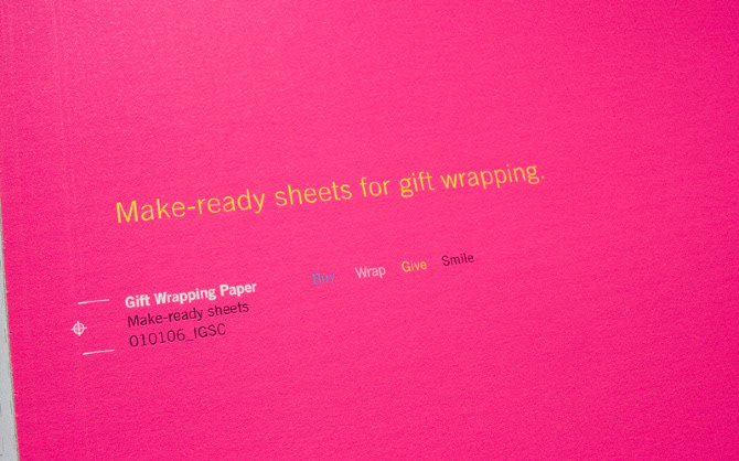 Promotional make-ready Wrapping paper Holiday
