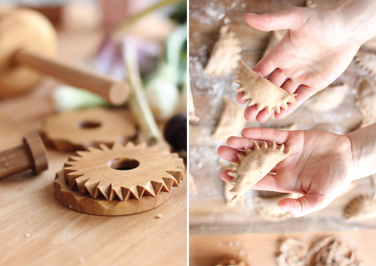 dumplings pierogi fooddesign interaction Generations Tradidional cusine polish wood carving celebrating handmade