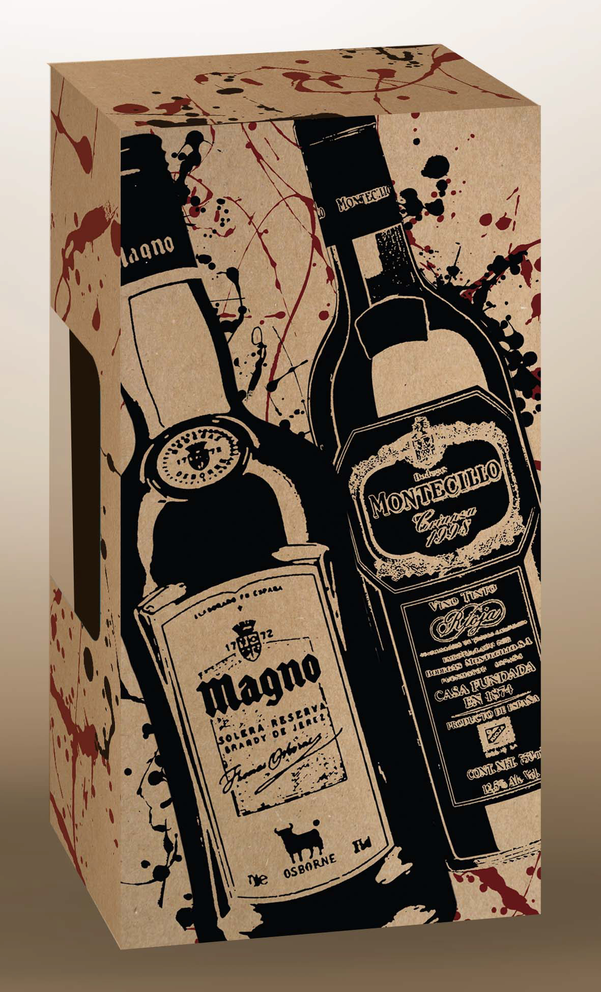 osborne empaque magno Montecillo Anis del mono publicidad Vinos