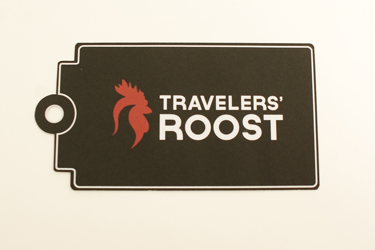 roost brand identity chicken Rooster restaurant menu logo design Business Cards stationary envelope Rebrand animal symbol