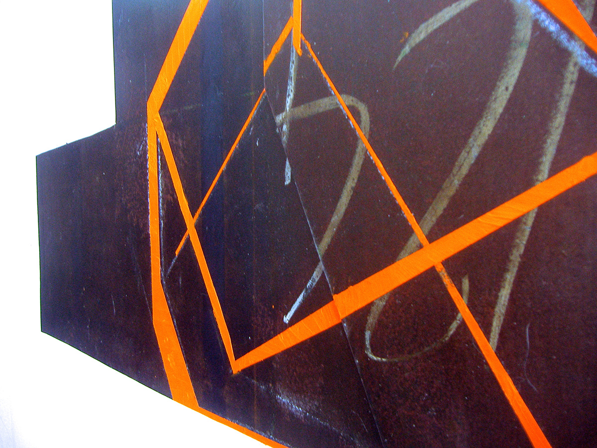 VanesaMuñoz Molinero iron abstract orange sculpture escultura