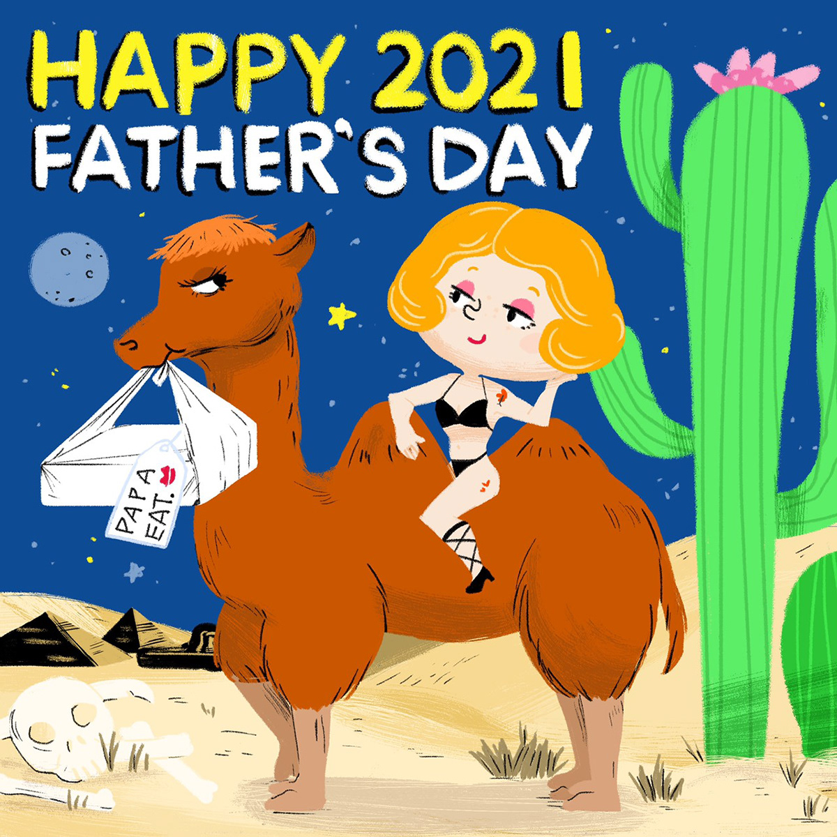 card father Father's Day graphic design  ILLUSTRATION 
