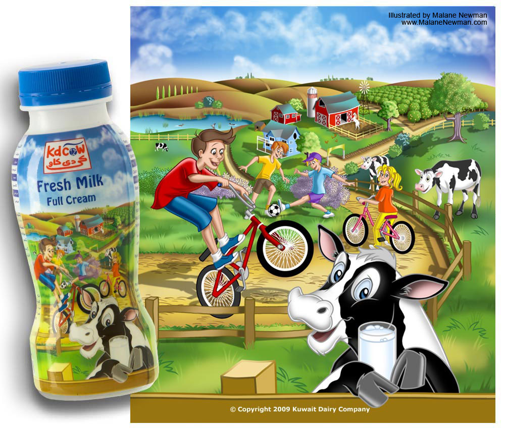 farm cows cartoon characters milk child consumer adult consumer Landscape Children playing Country Scene farm animals countryside country landscape farm landscape Rolling Hills barn