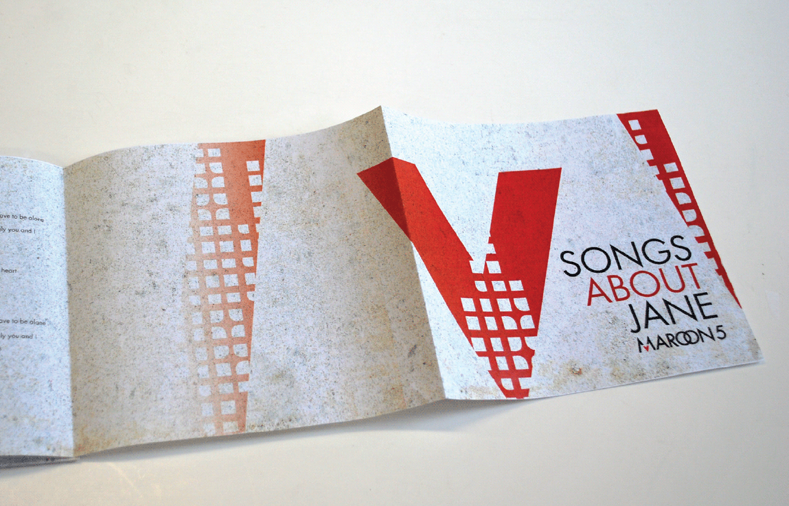 maroon 5 cd CD packaging music