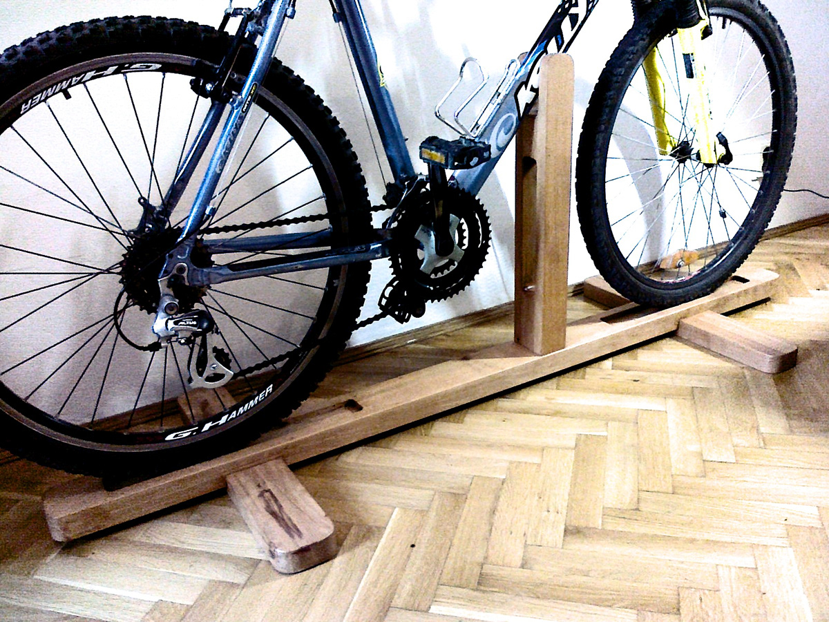 bicycle racks wooden racks Bike Rack