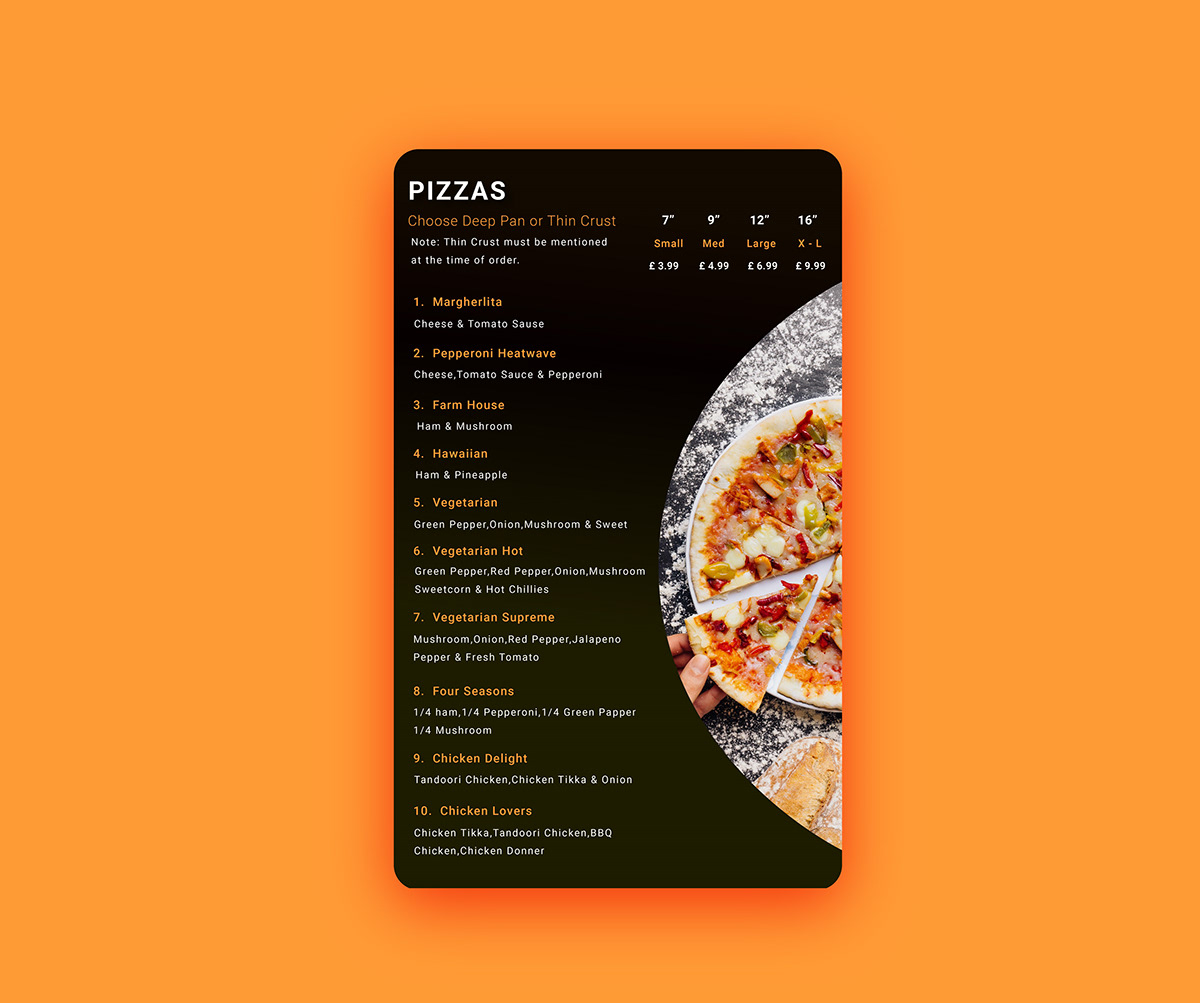 menu design pizza menu Design Inspiration food menu graphic design 
