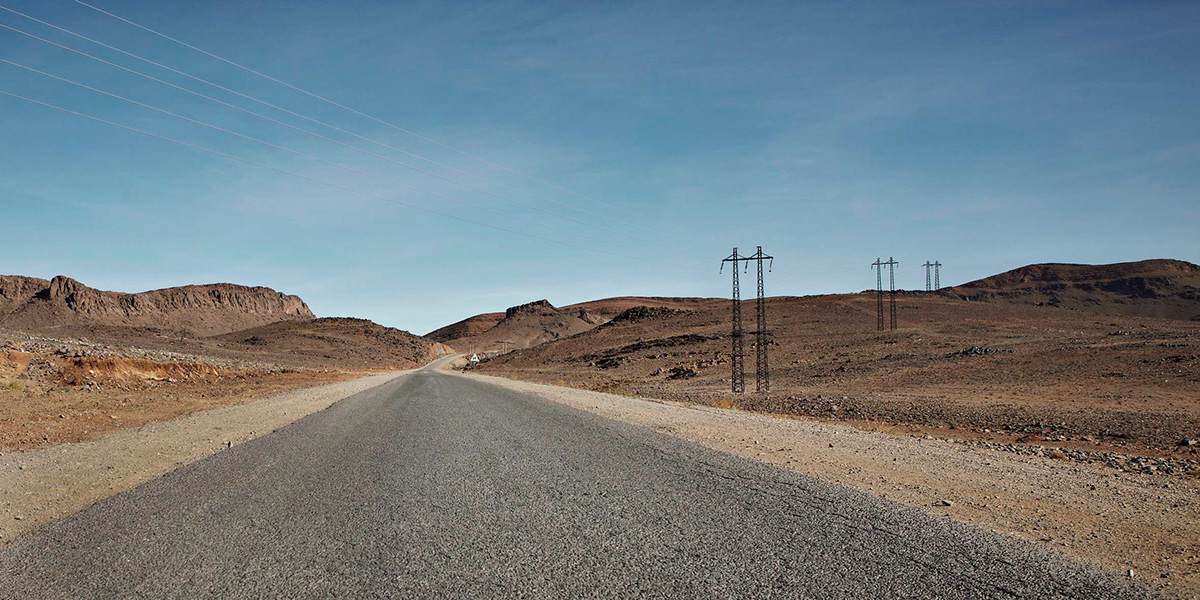 Morocco desert dry Sun Landscape minimal road loneliness mountains SKY trip