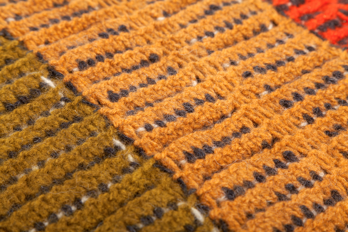 knitted felted handmade Wool Rugs