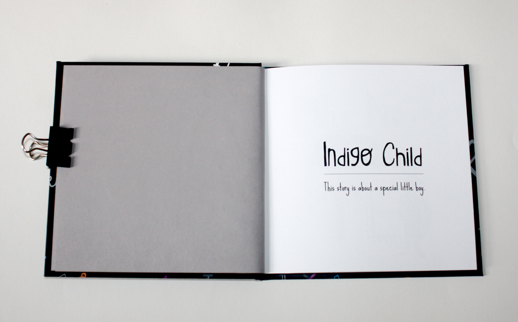 indigo child  pattern ILLUSTRATION  book children book