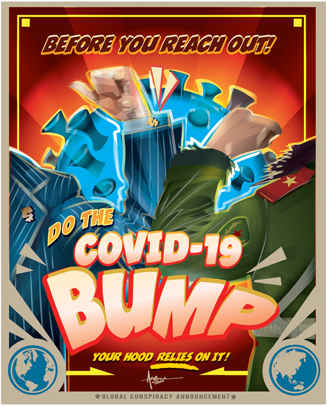 corona virus COVID19 Illustrator mexifunk posters psa Quarantine vector art pandemic