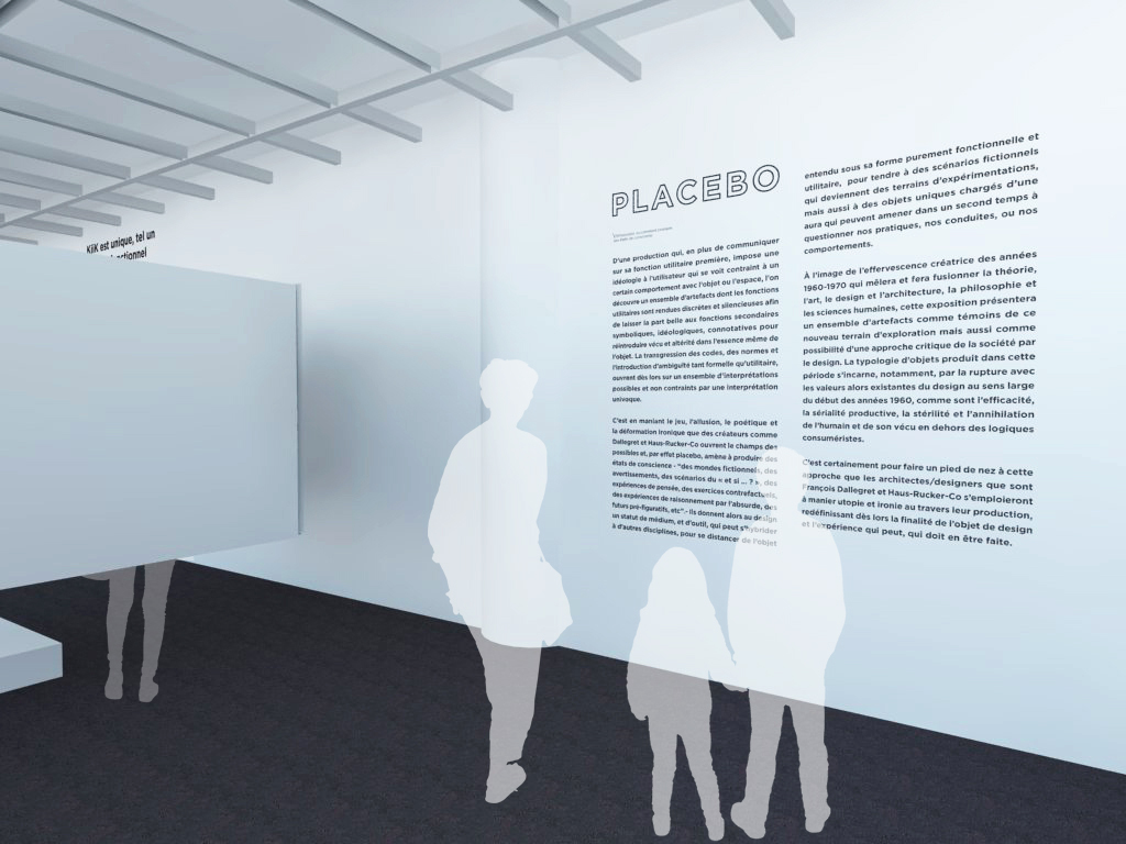 exposition Curatorial installation scenography placebo contre culture type architecture museum Exhibition 