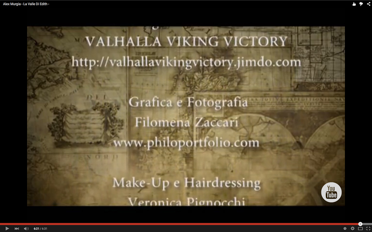 viking video Celtic valle edith costumes guitar acting