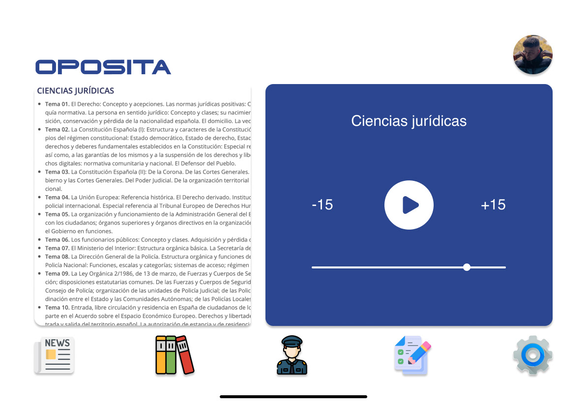 app design españa policia UX design