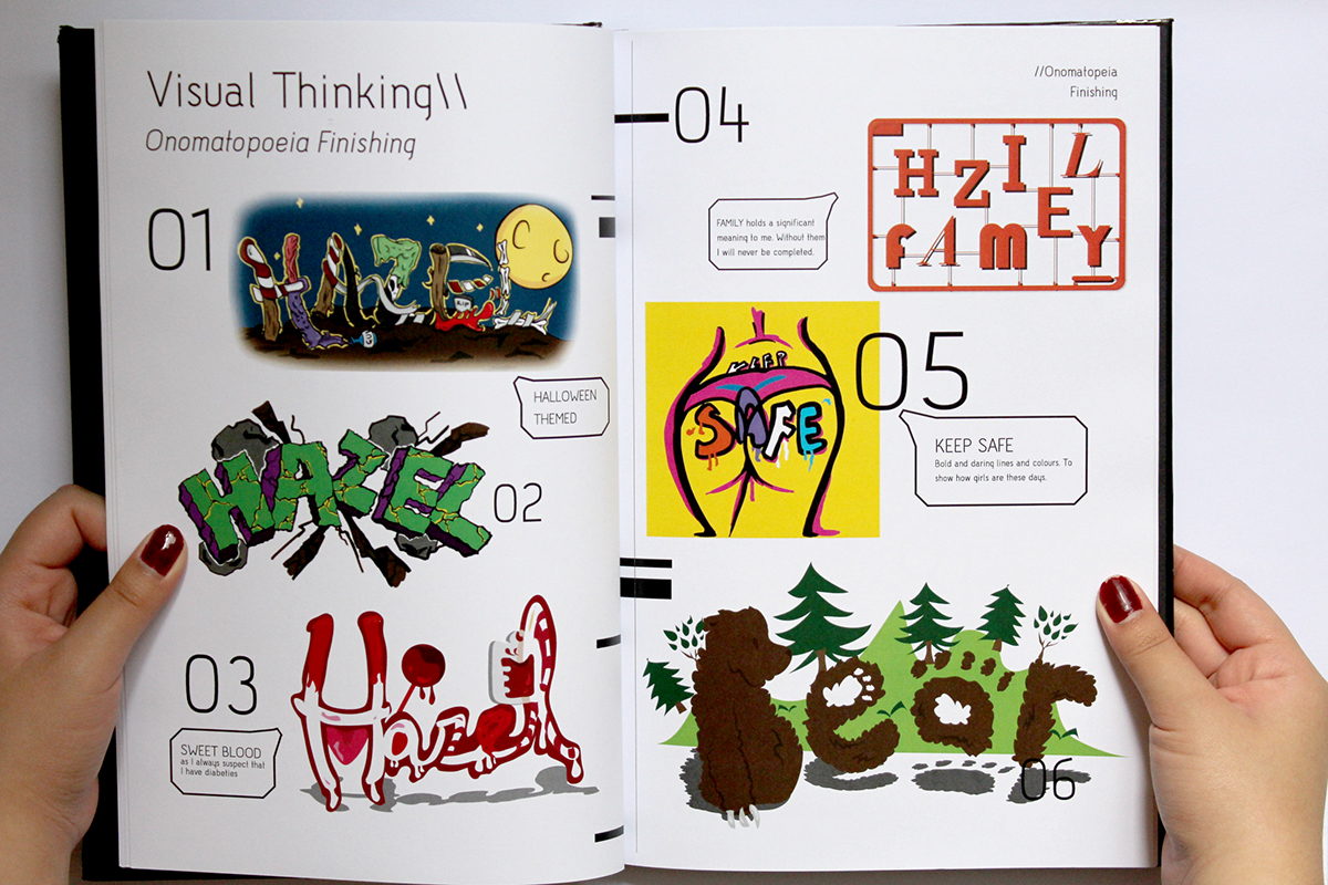 characters expressive onomatopoeia graphics name sketches