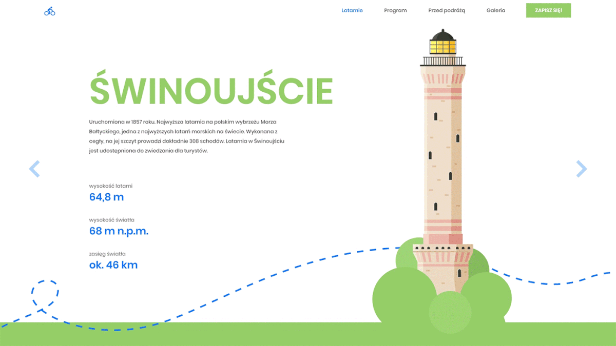ILLUSTRATION  landing lighthouse UI vector Web Webdesign Website