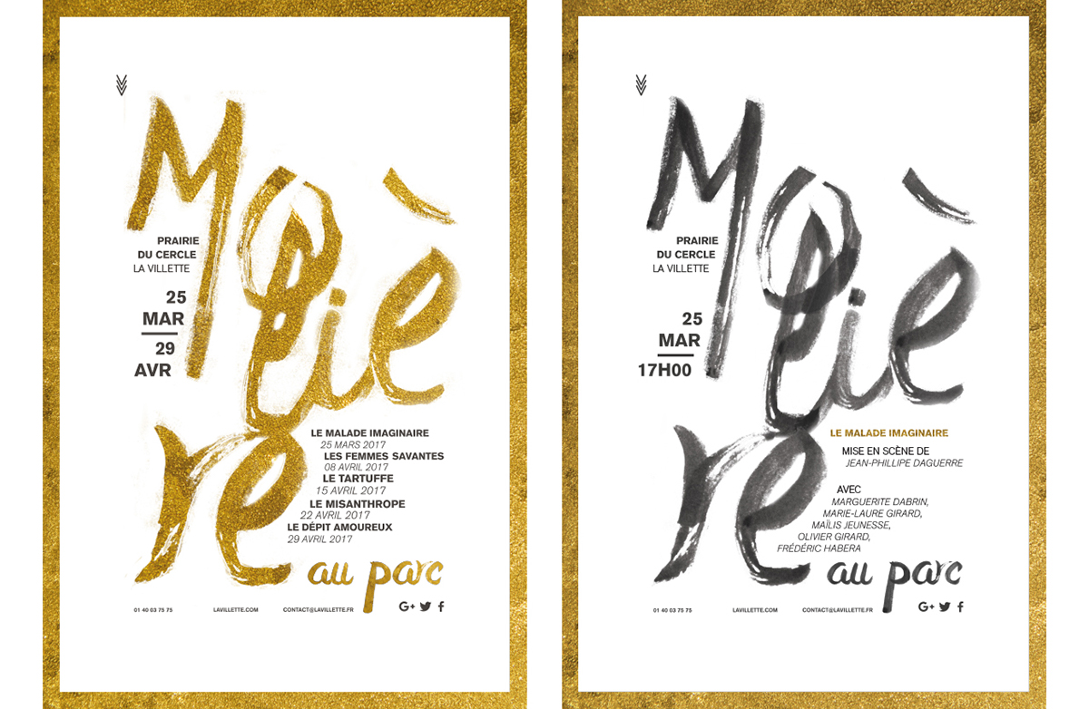 print moliere theather affiche French lioubchansky lioub Mockup culture