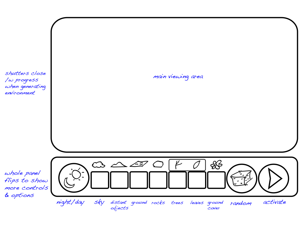 Games apps mobile 2D Space  Scifi iPad UI user interface