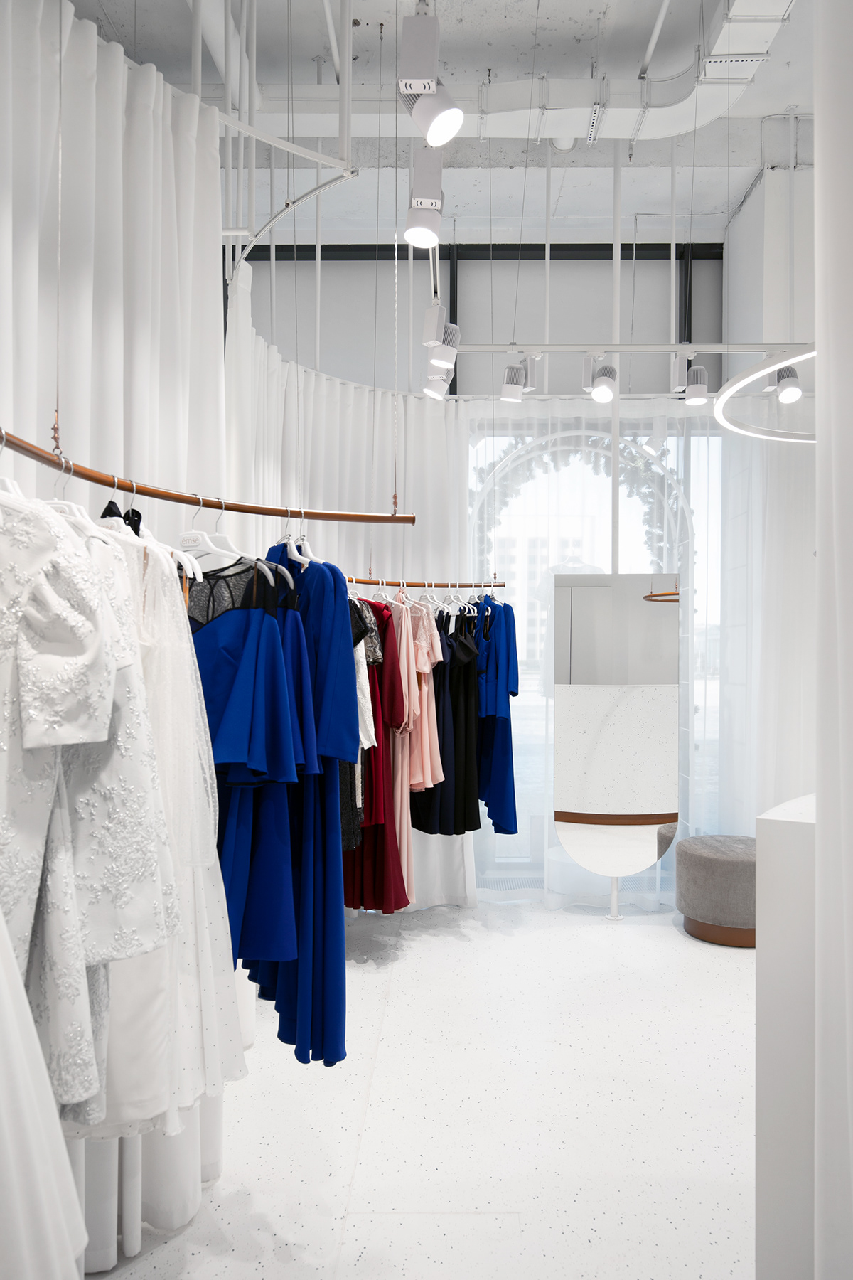belarus curtains Minimalism minimalist showroom White