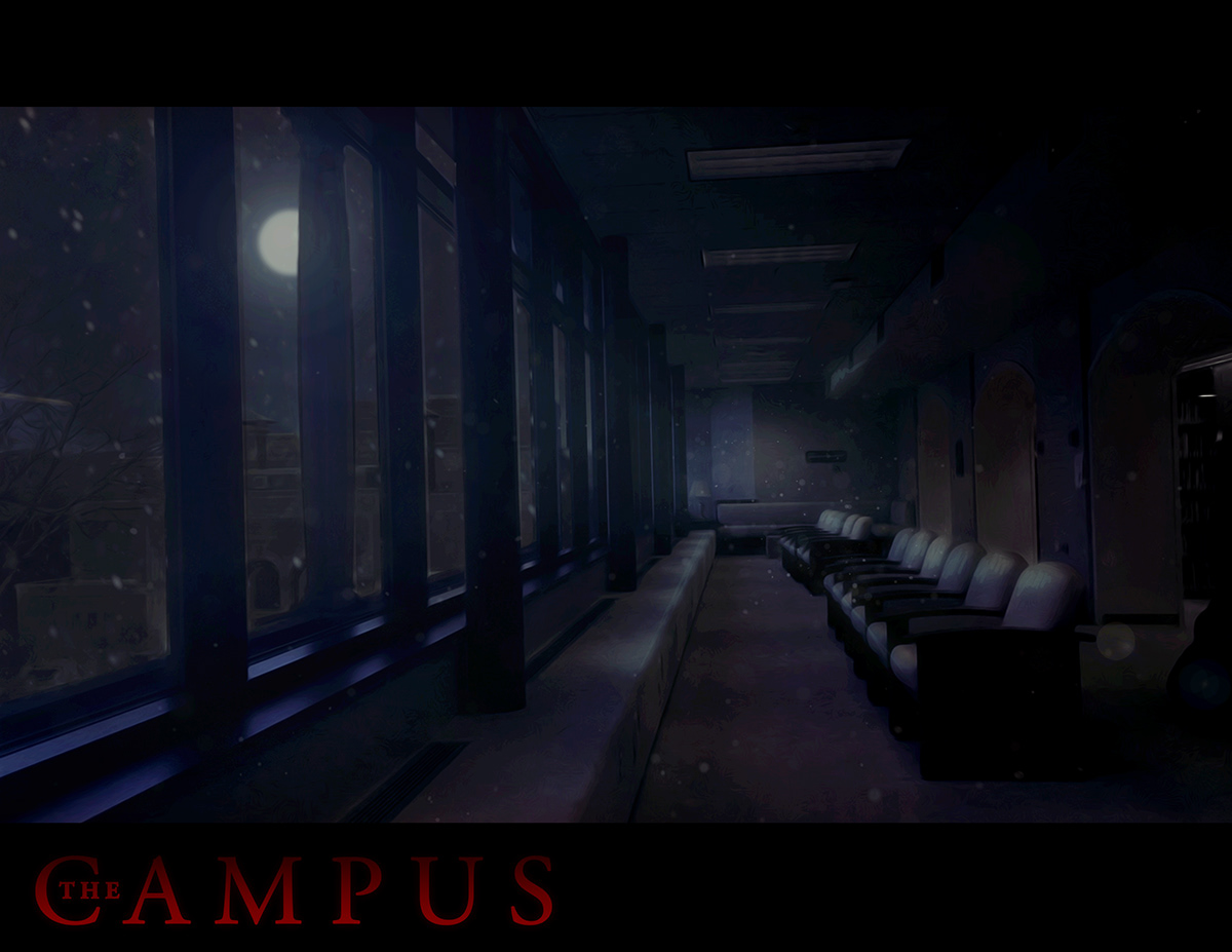 video game concept art the campus