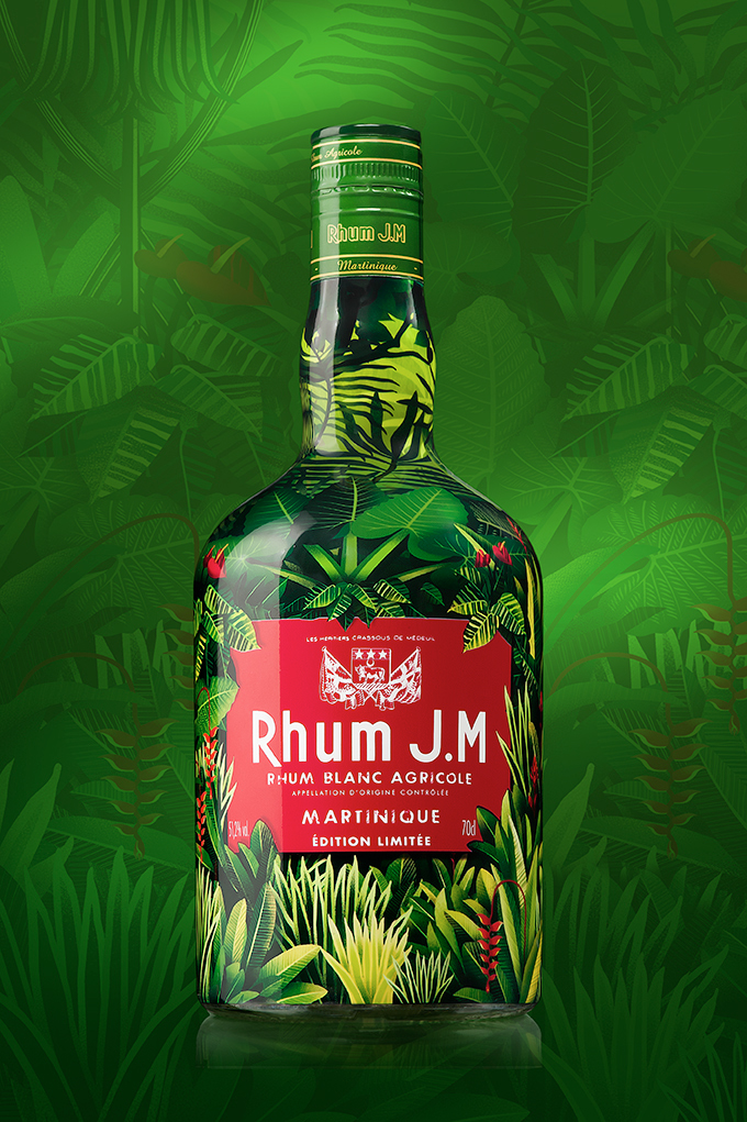 RHUM Rum red jungle macouba Linea design spirit valley Martinique agency
