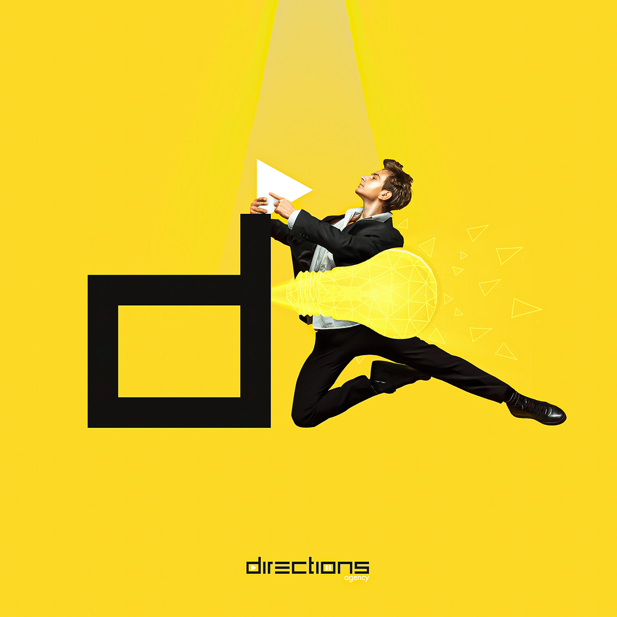 idea yellow simple Logo Design vector artwork