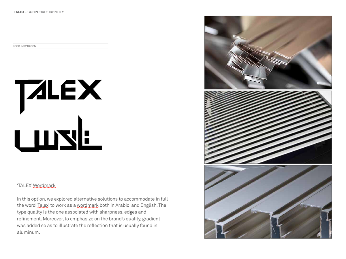 aluminium Website graphic type color brand look  feel 