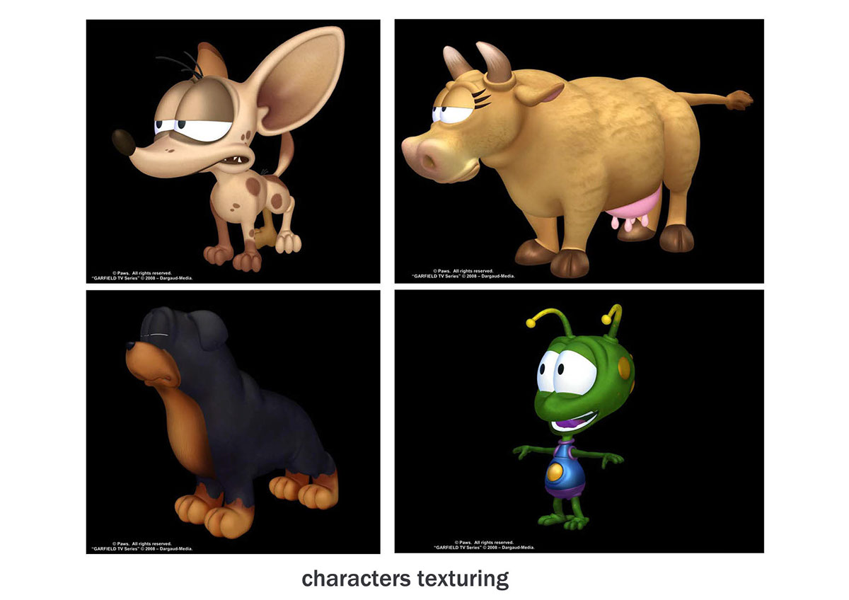 3D/ Garfield&co 2009/2013 on Behance