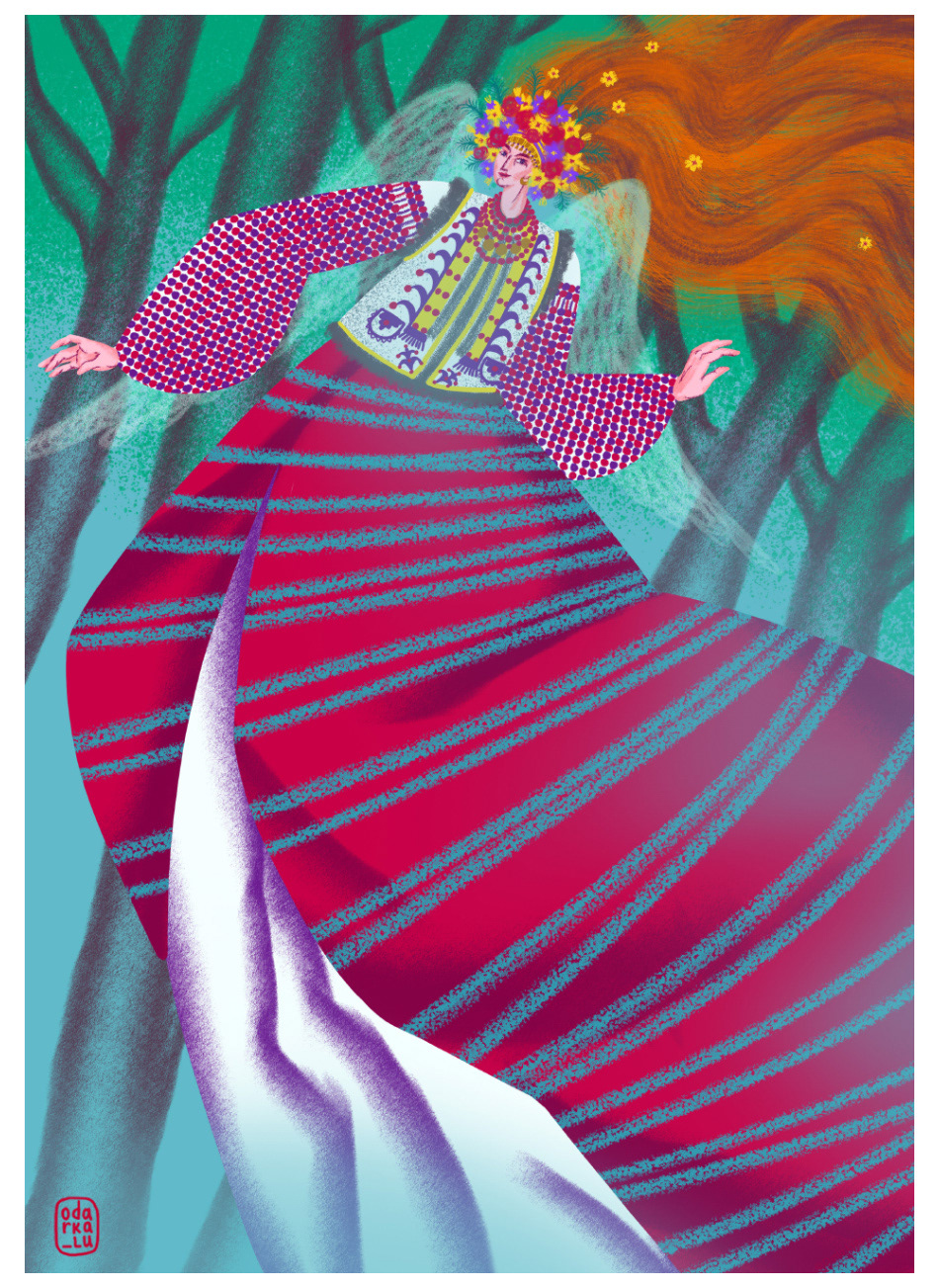 children illustration children's book digital illustration fairytale fantasy girl portrait woman