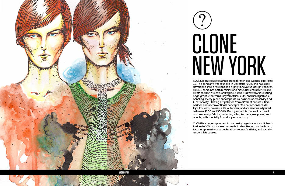 press kit clone type spreads editorial magazine