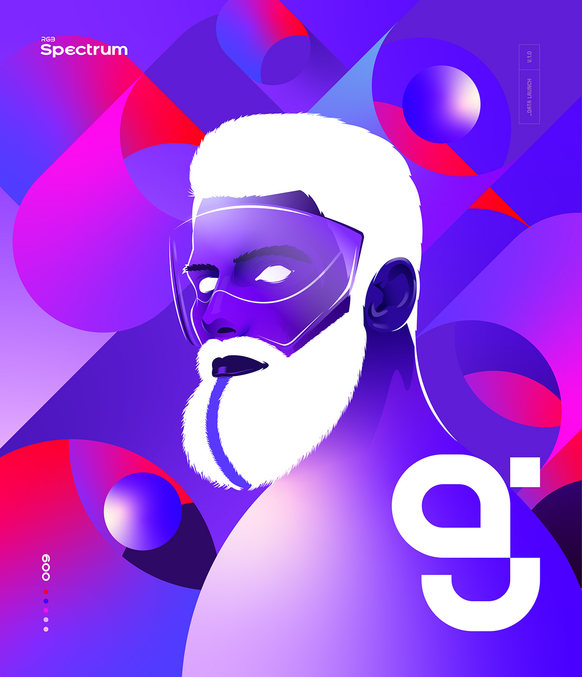 3D colors graphic design  ILLUSTRATION  poster shapes vector