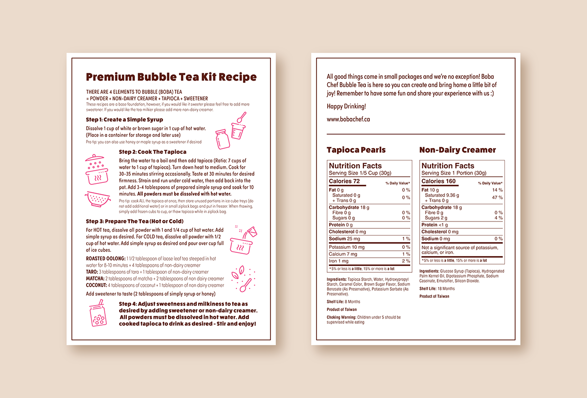 Boba Boba Tea bubble tea cute drink Food graphic design ILLUSTRATION package design Packaging