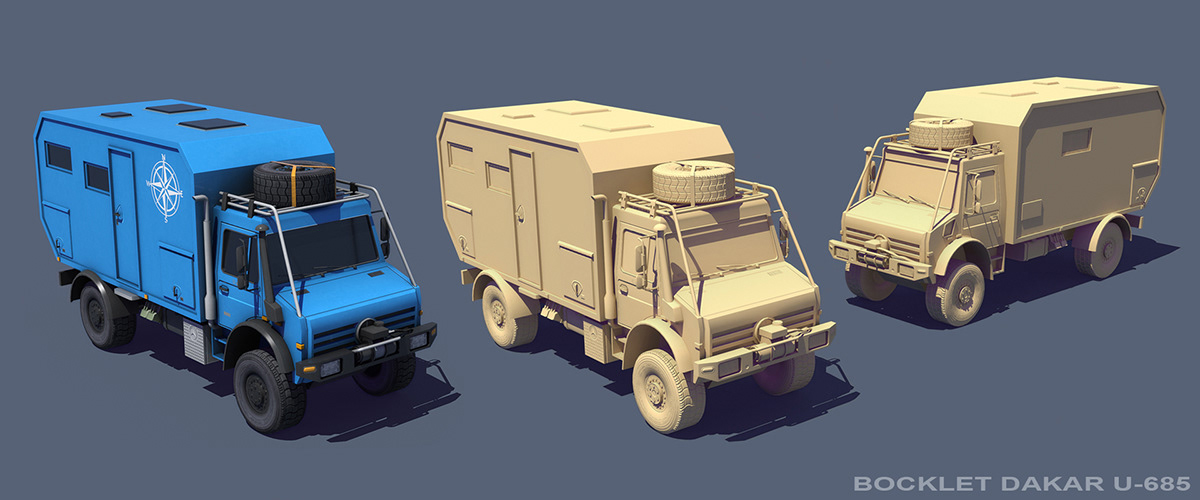 vehicel  off road adventure game Truck transportation Automotive/ 3D
