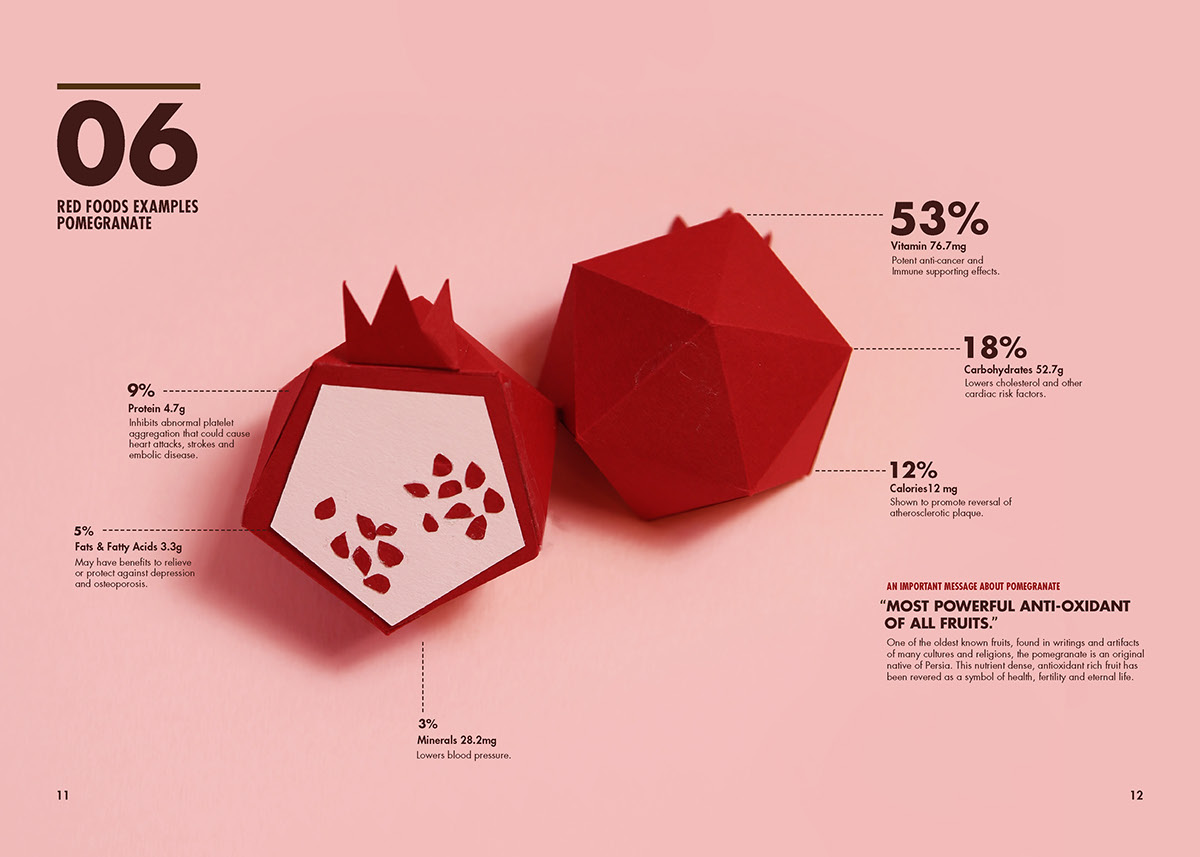 paper crafts infographics thesis book design