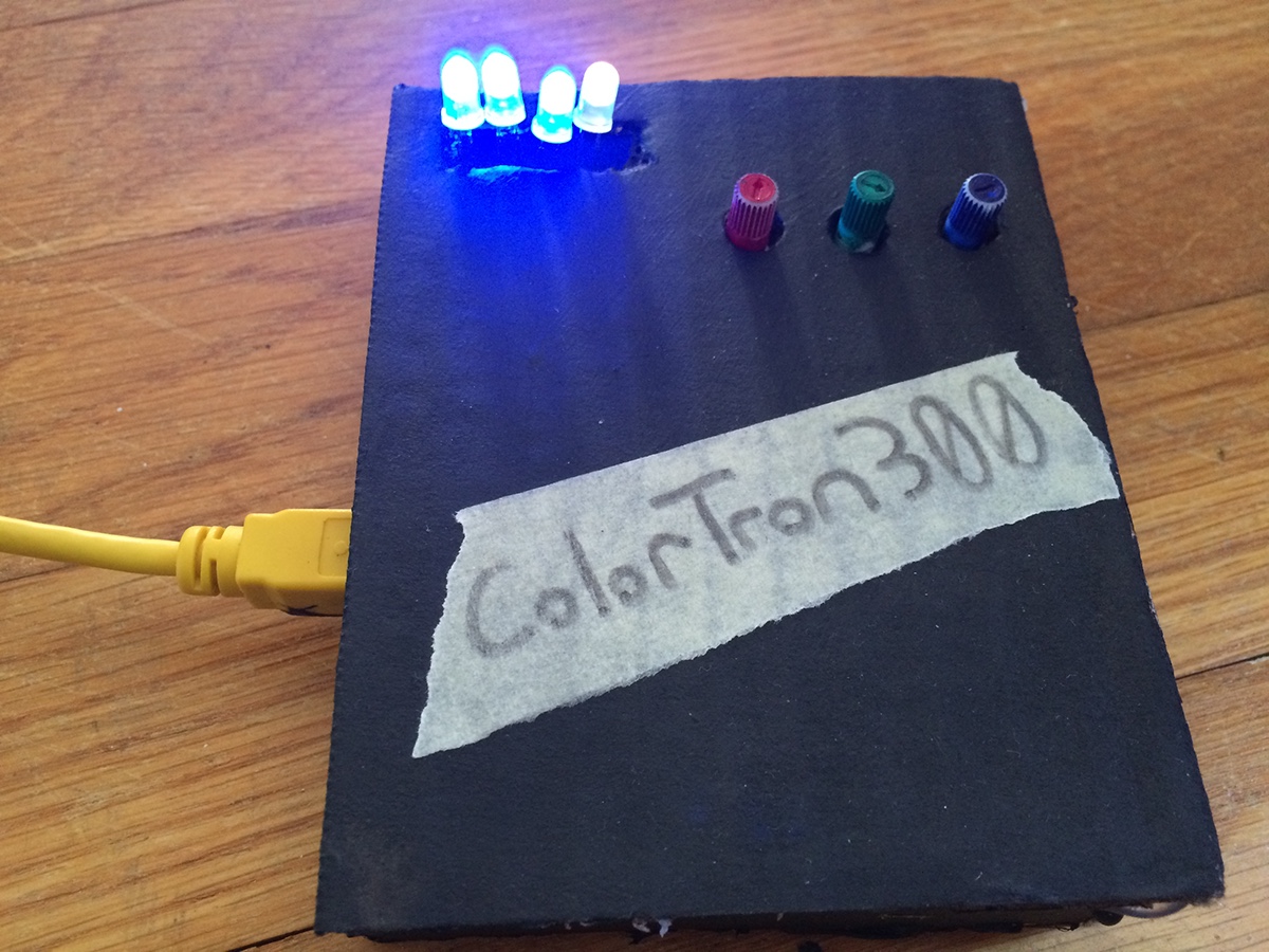 ColorTron300 device product Color matching game NOBS leds learning