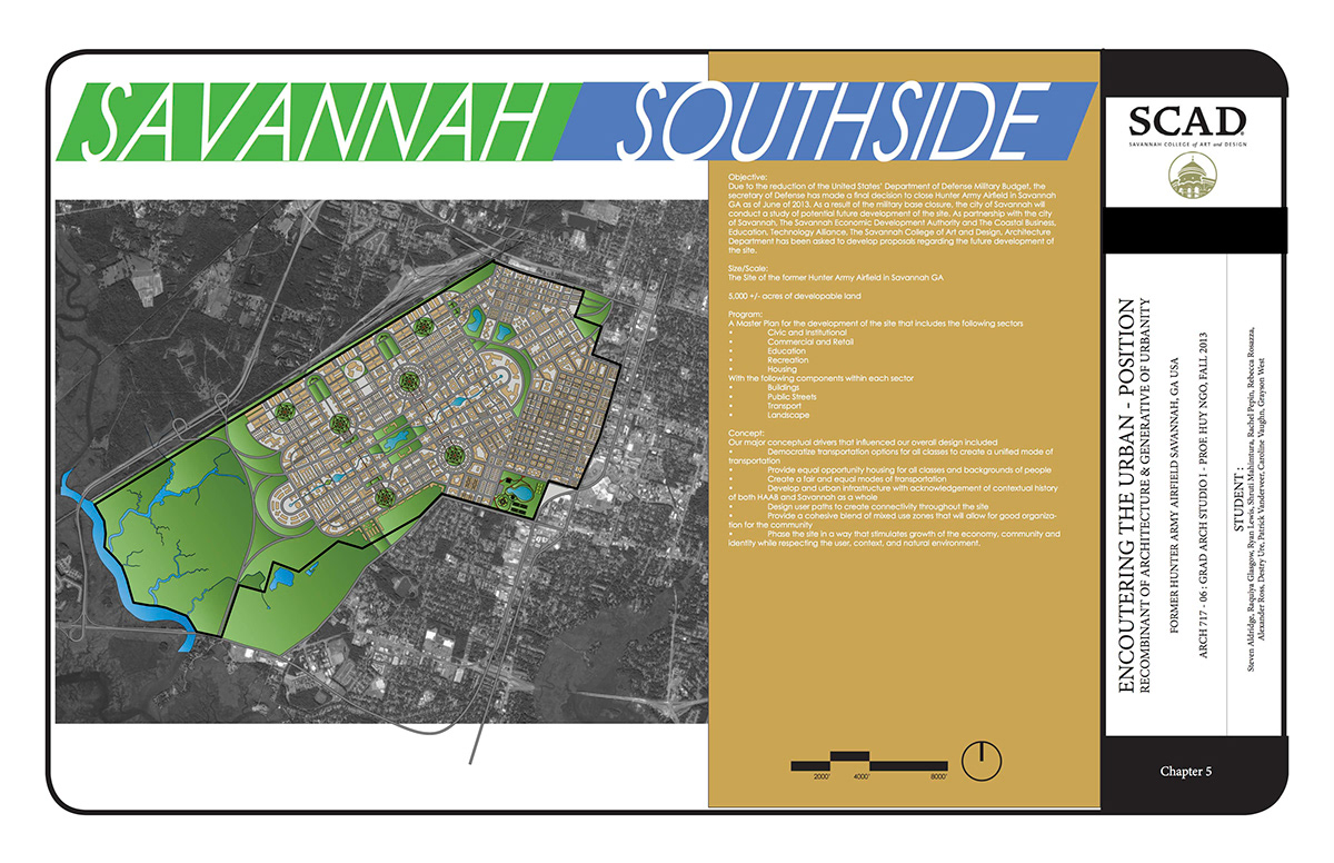 Savannah Southside urban renewal Urban planning new urbanism sustainable city.