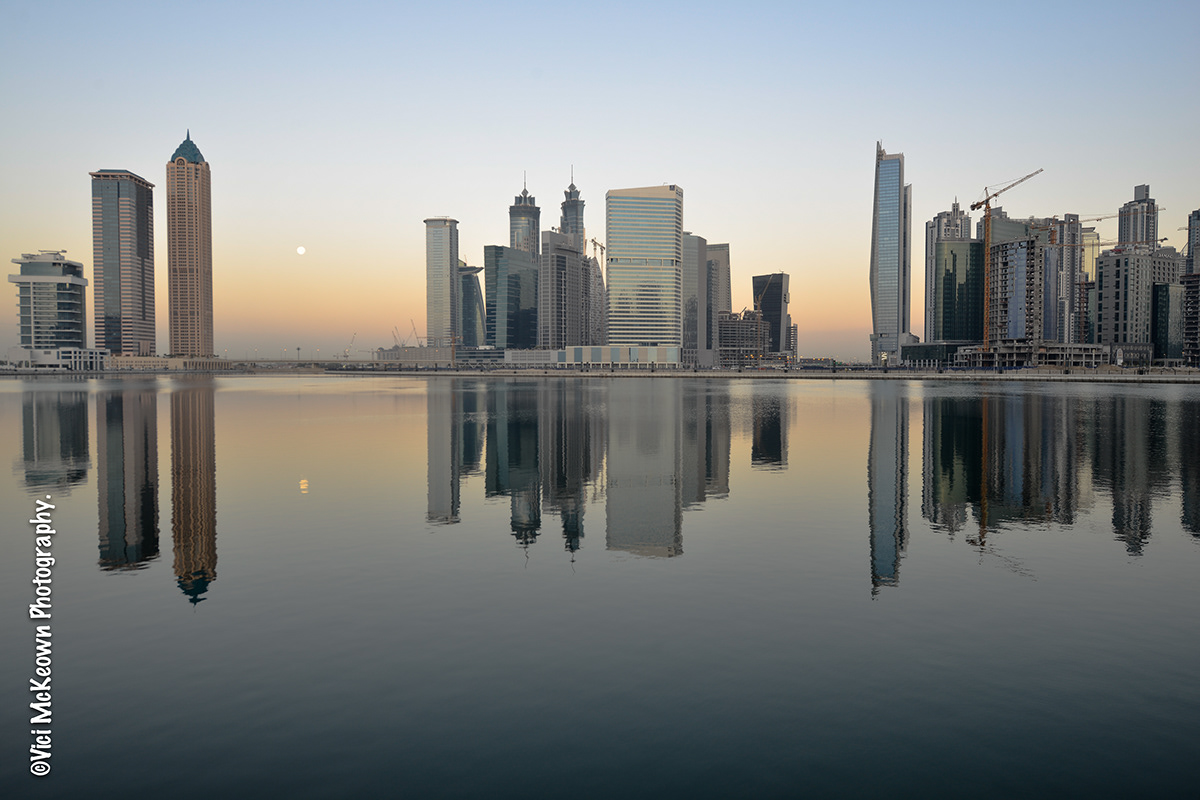 dubai UAE buildings water landscapes