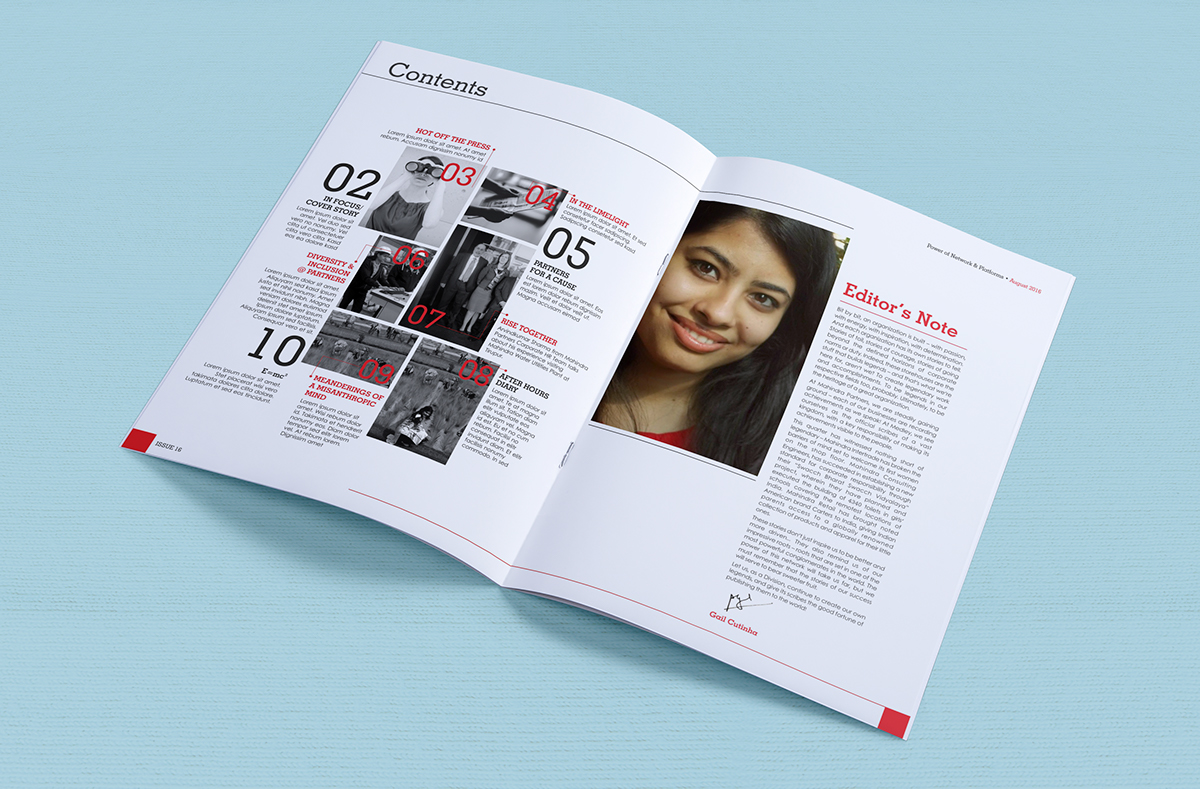 designing Internal Communication corporate magazine mailers Marketing Collaterals marketing   Mahindra Partners