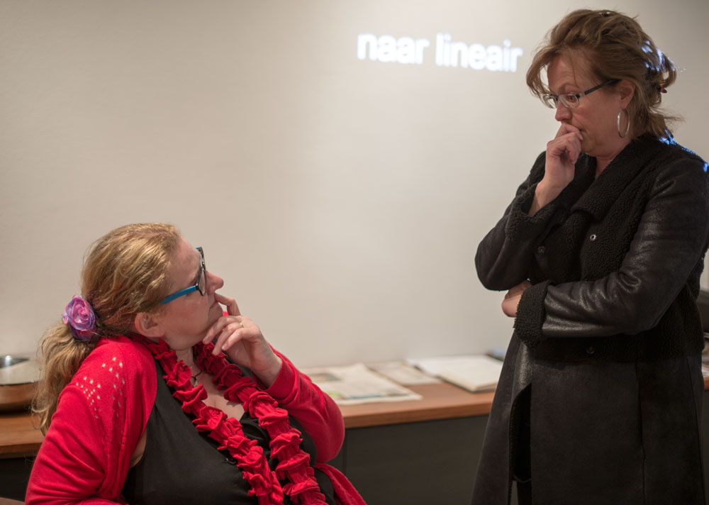 Lezing Karin Haanappel herstory of art galerie pouloeuff sfeer reportage