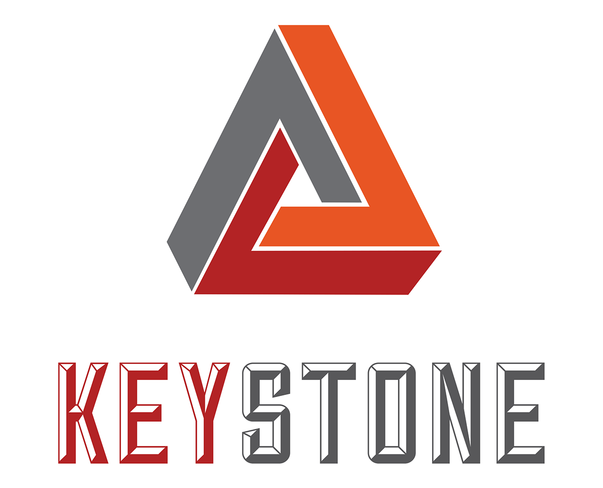Logo Design impossible shape escher traingle keystone