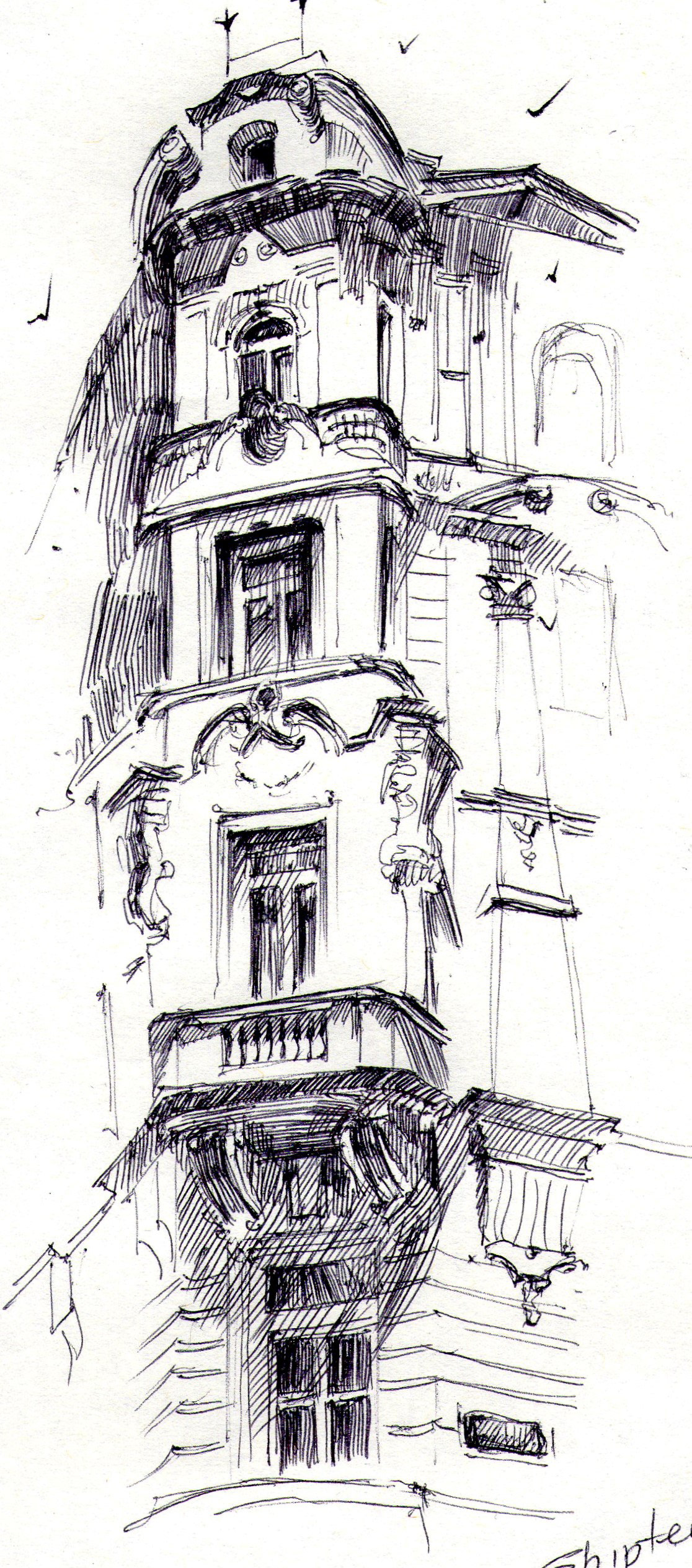 sketch black and white graphics fabriano paper prague architecture cityscape City Sketch urbanscape urban sketch