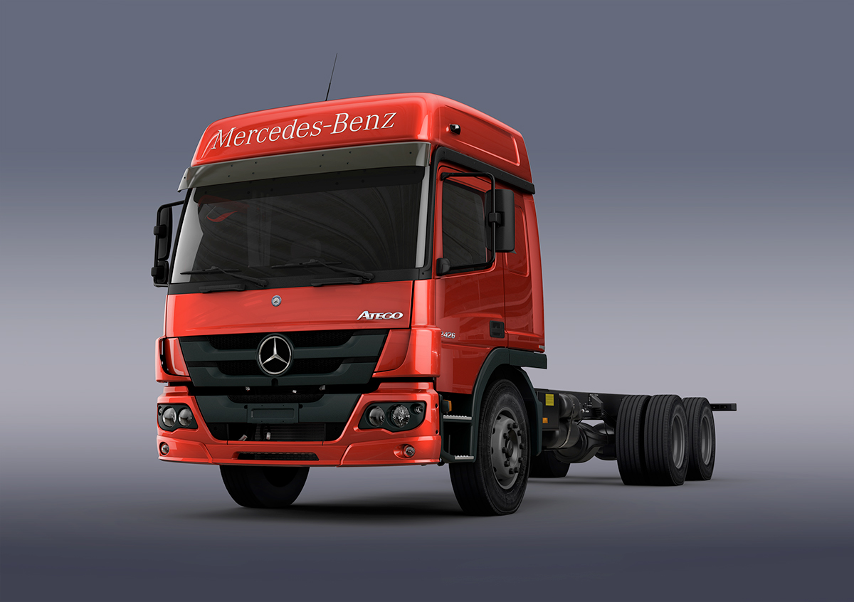 Truck 3D Transportation Design mercedes atego Mercedes Benz