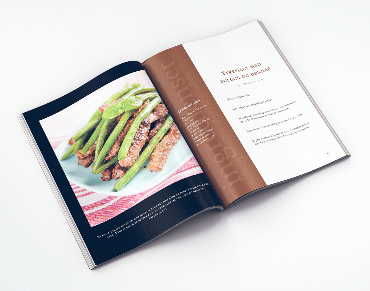 book cook cookbook Layout grid
