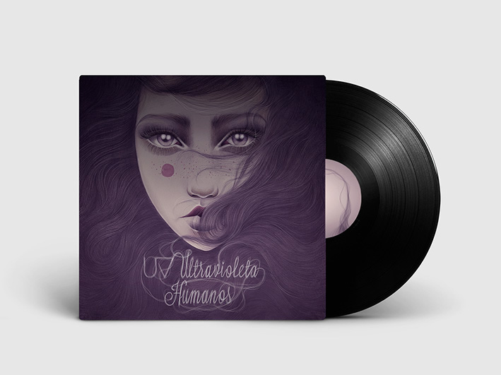 album cover Album violet violeta girl hair eyes violethair beauty freckless book music cd vinyl