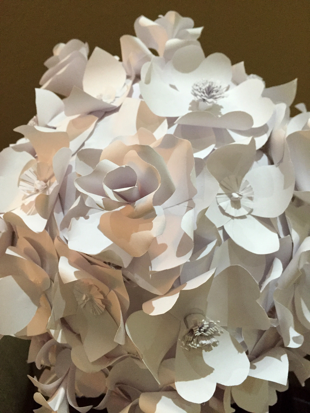 Lamp paper flower flower floral paper folding Oragami