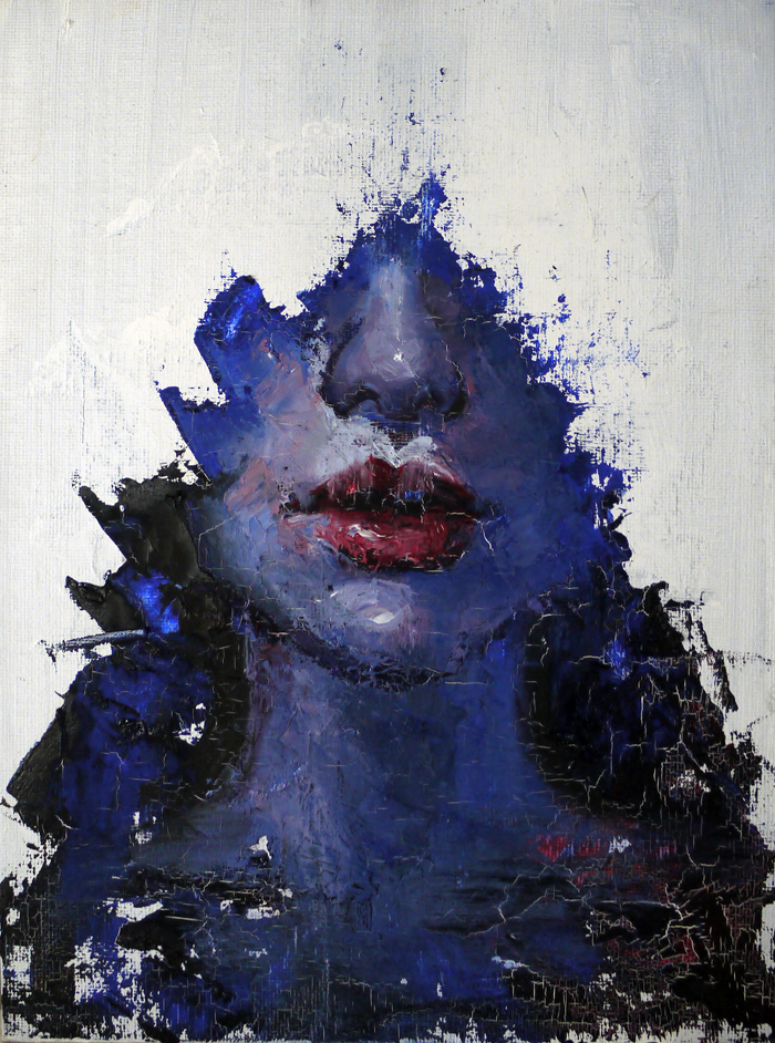 Oil Painting abstract Realism portrait texture