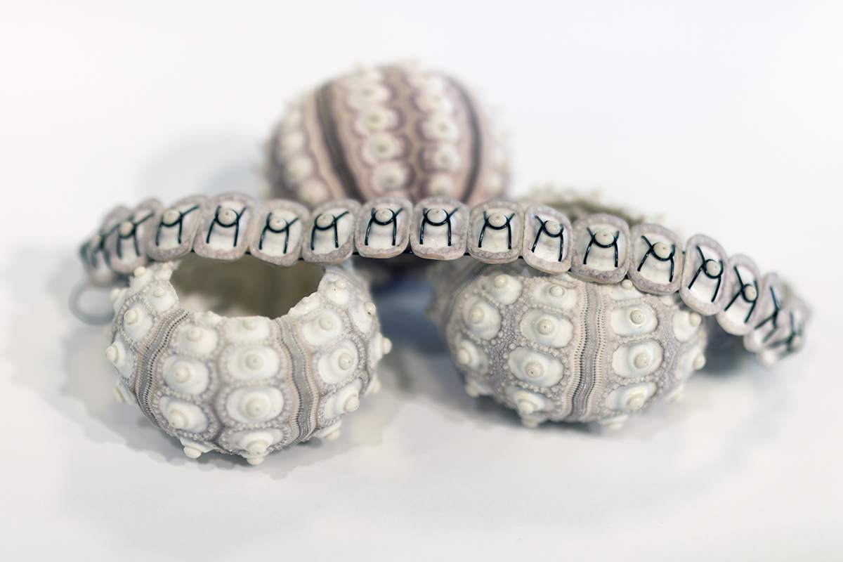 kal kalil Grinberg risd jewelry industrial design sea urchin choker Necklace