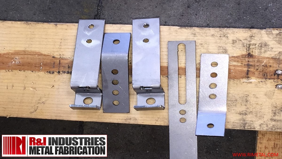 metal parts small laser cut water jet cut welding spacers Metal Fabrication Custom