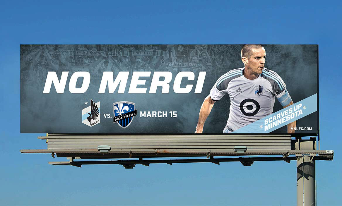 graphic design  art direction  Advertising  Minnesota United FC Major League Soccer minnesota Brand Design